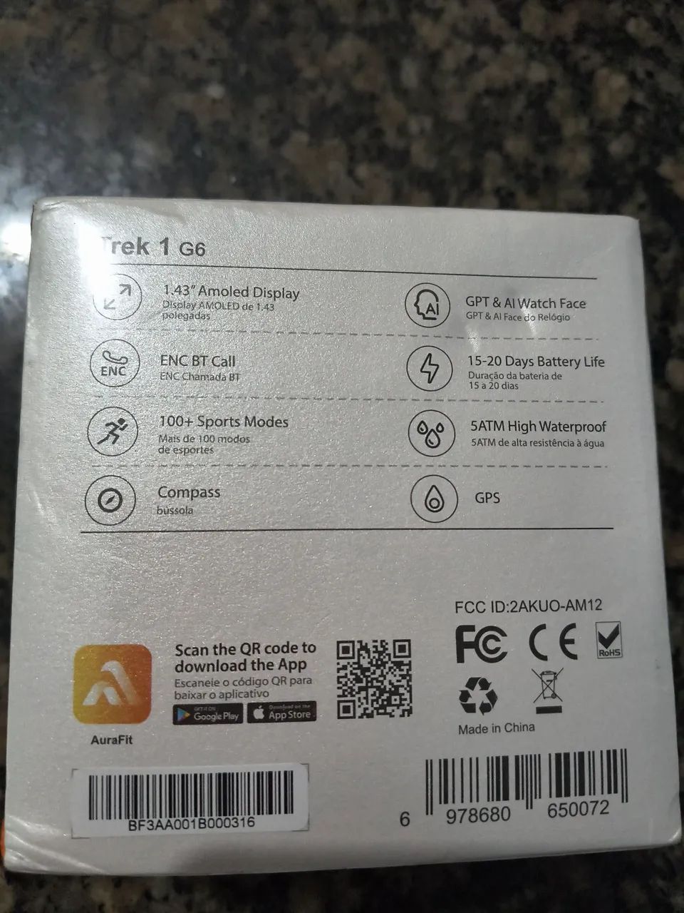 Smartwatch Aurafit Trek 1 G6 - Foto 2