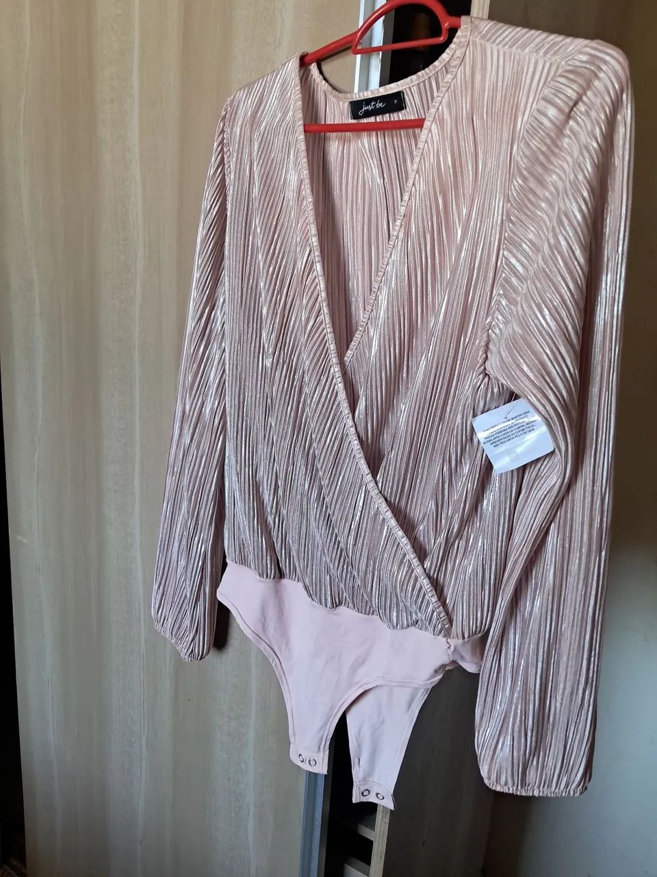 Body metálico cor rosa champanhe  - Foto 2
