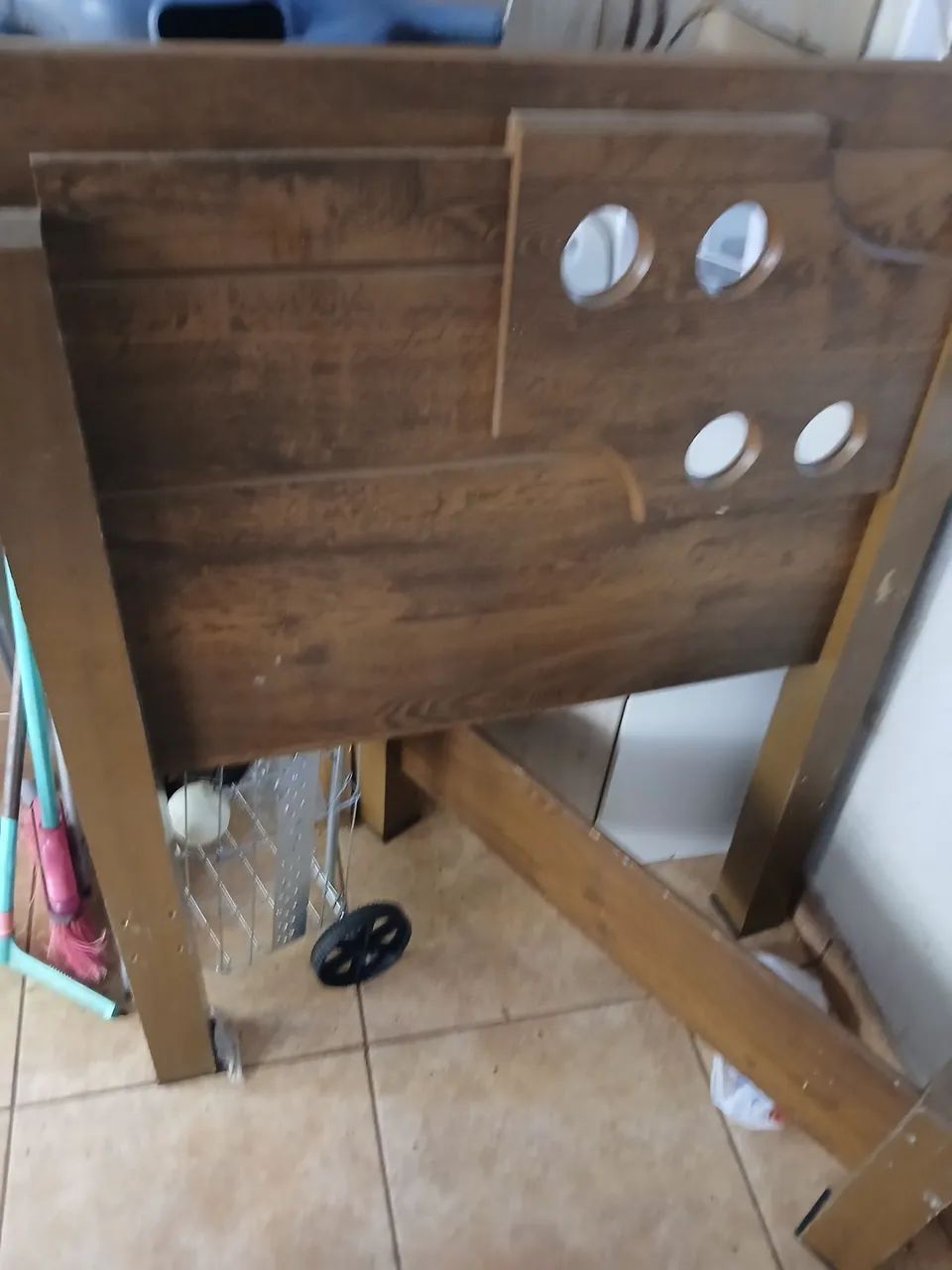Cama de solteiro de madeira  - Foto 2
