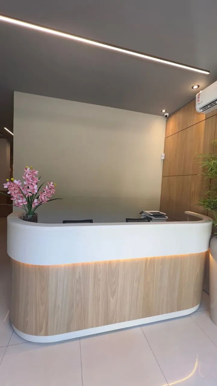 Balcão em MDF com led