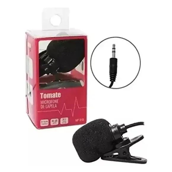 MICROFONE DE LAPELA TOMATE MP-018  ÁUDIO LIMPO E PROFISSIONAL - Foto 2