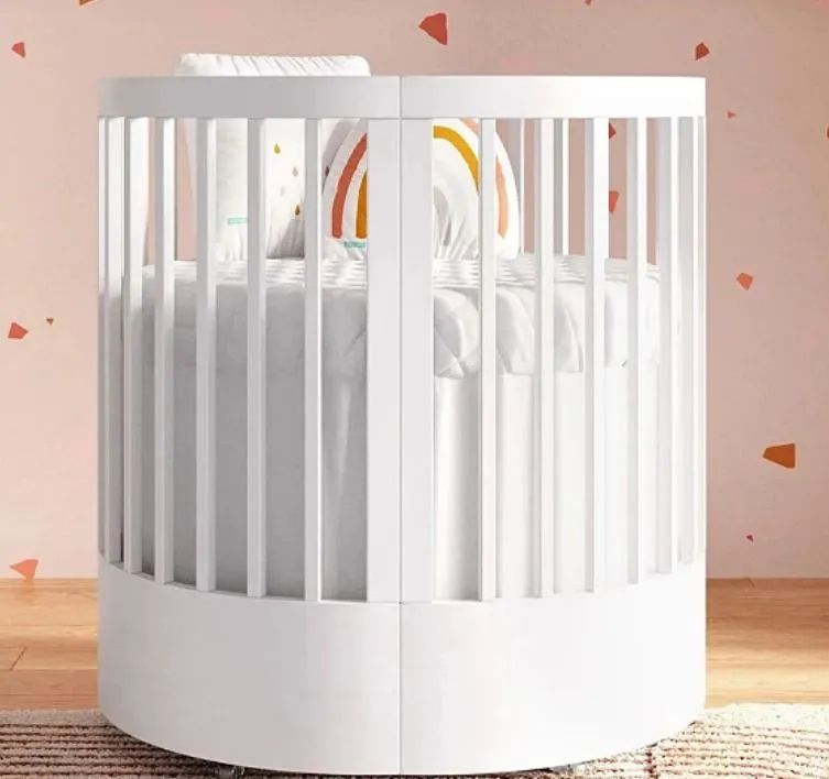 Conjunto completo - berço evolutivo Wave Divicar + cômoda + trocador + colchões + lençóis  - Foto 2