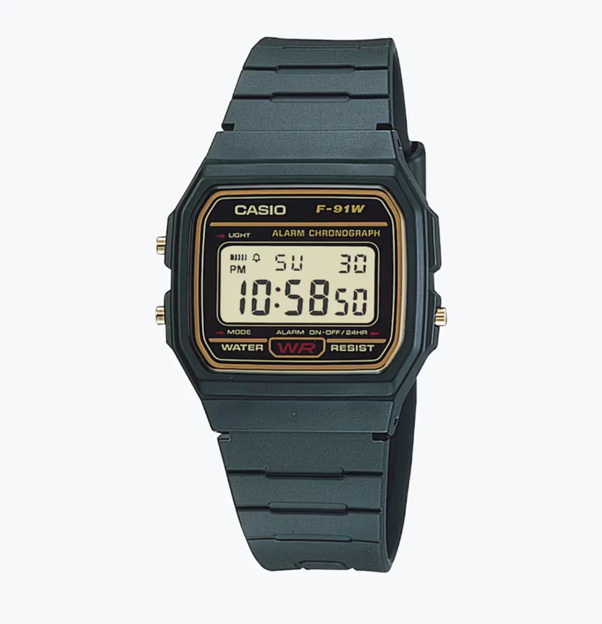 RELÓGIO CASIO Digital F - 91W- 1DG - SC