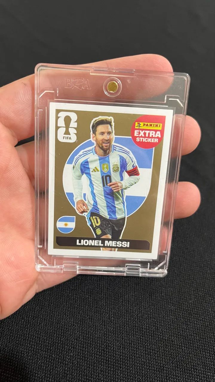 Figurinha Legend Lionel Messi Ouro - Foto 2