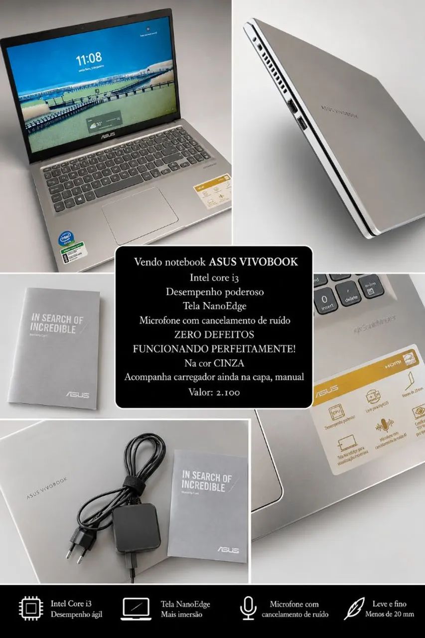 NOTEBOOK ASUS zap *62