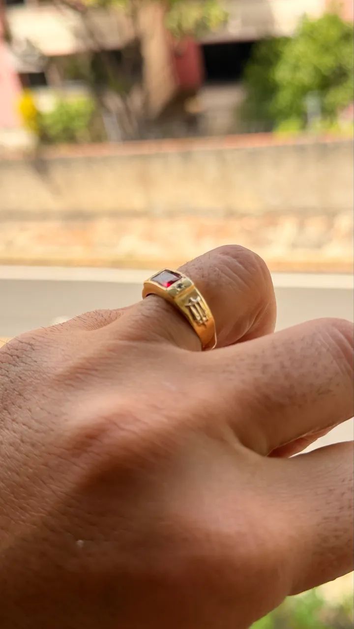 Anel Direito Ouro - Foto 2