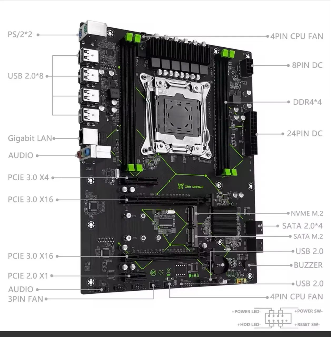 X99 Machinist +E52630 - Foto 3