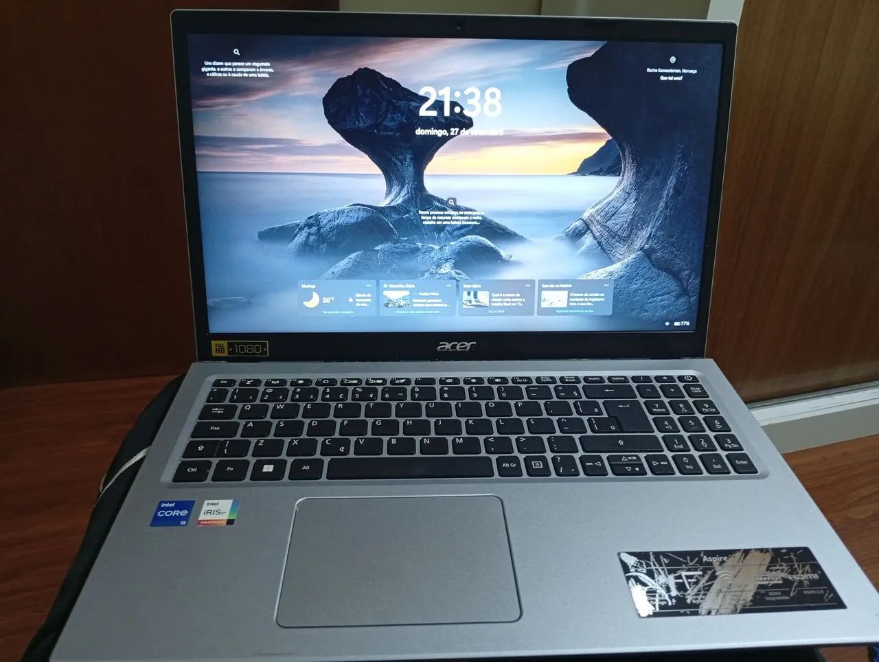Notebook Acer Aspire 3 i5 11° Geração | 8GB RAM | SSD 256GB | Full HD 