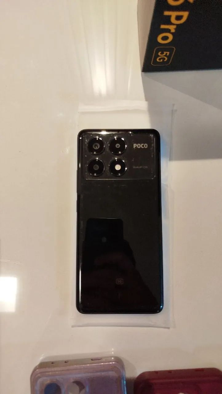 POCO X6 PRO 5G PRETO EM ÓTIMO ESTADO - Foto 2