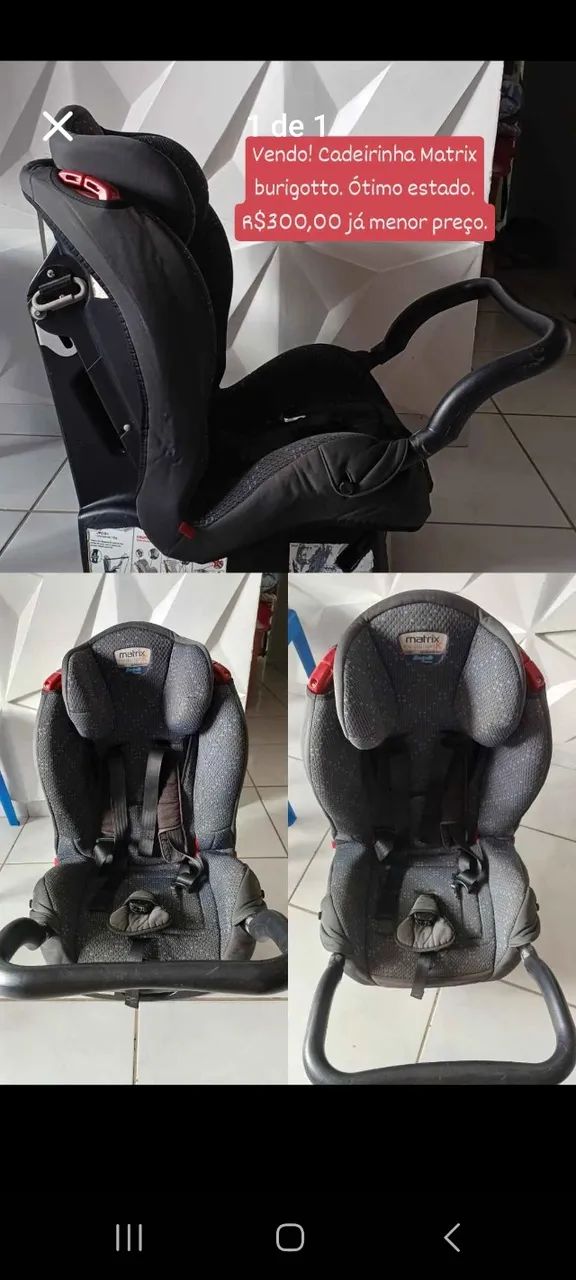 Cadeirinha de carro Matrix