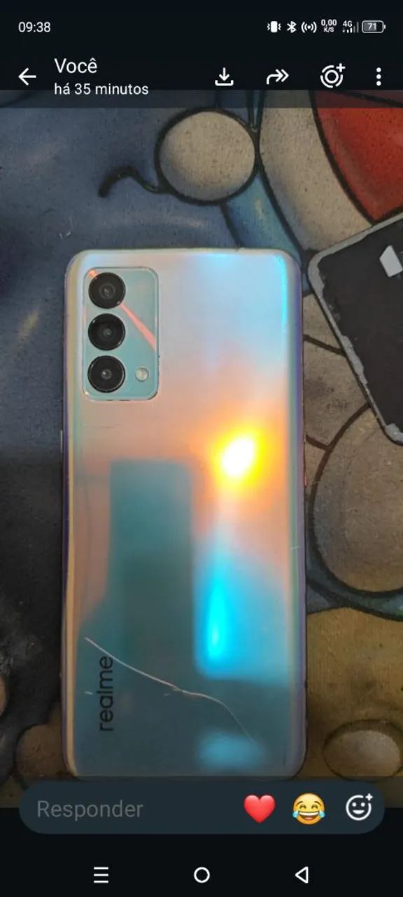 Celular realme G5 original funciona perfeitamente celular topissimo só 700$ - Foto 3