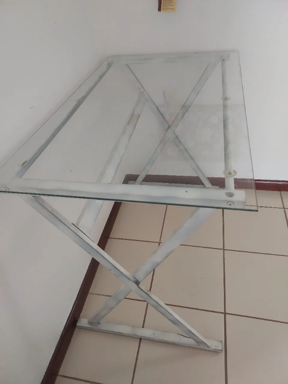 Mesa de escritório de vidro - Foto 3