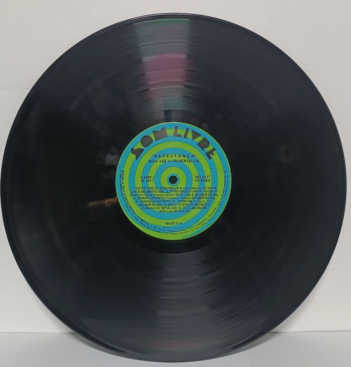 Gilberto Gil e Rita lee refestança lp - Foto 3