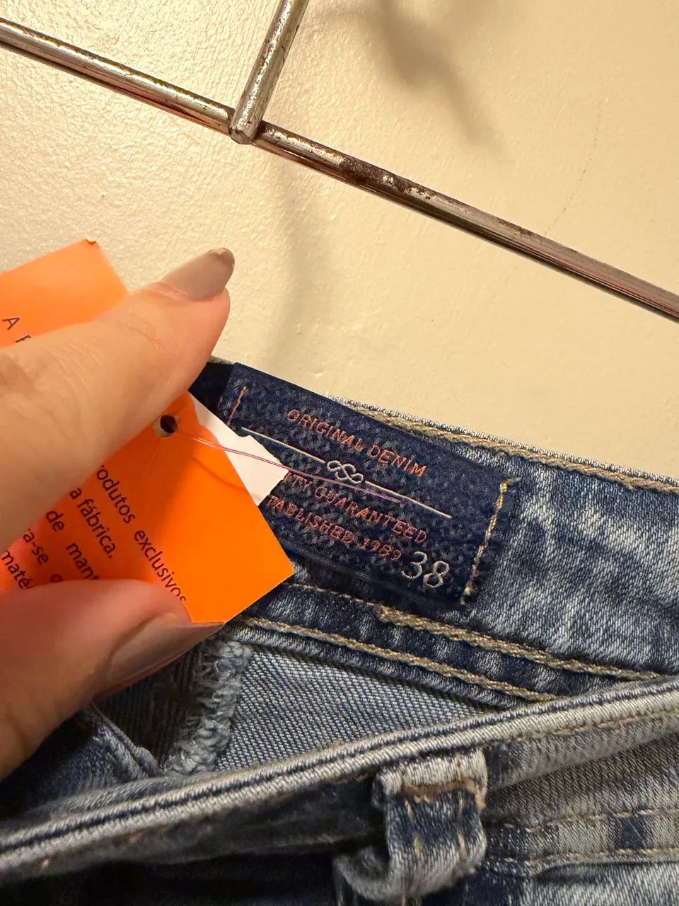 Calça Flare Jeans Famel 38 - Foto 3