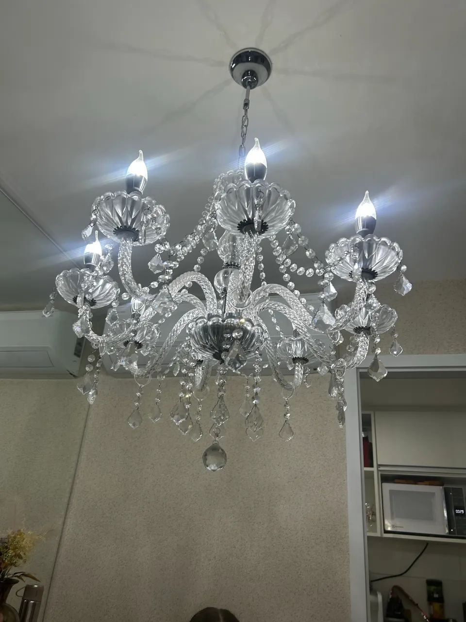 Lustre de Led cristal 