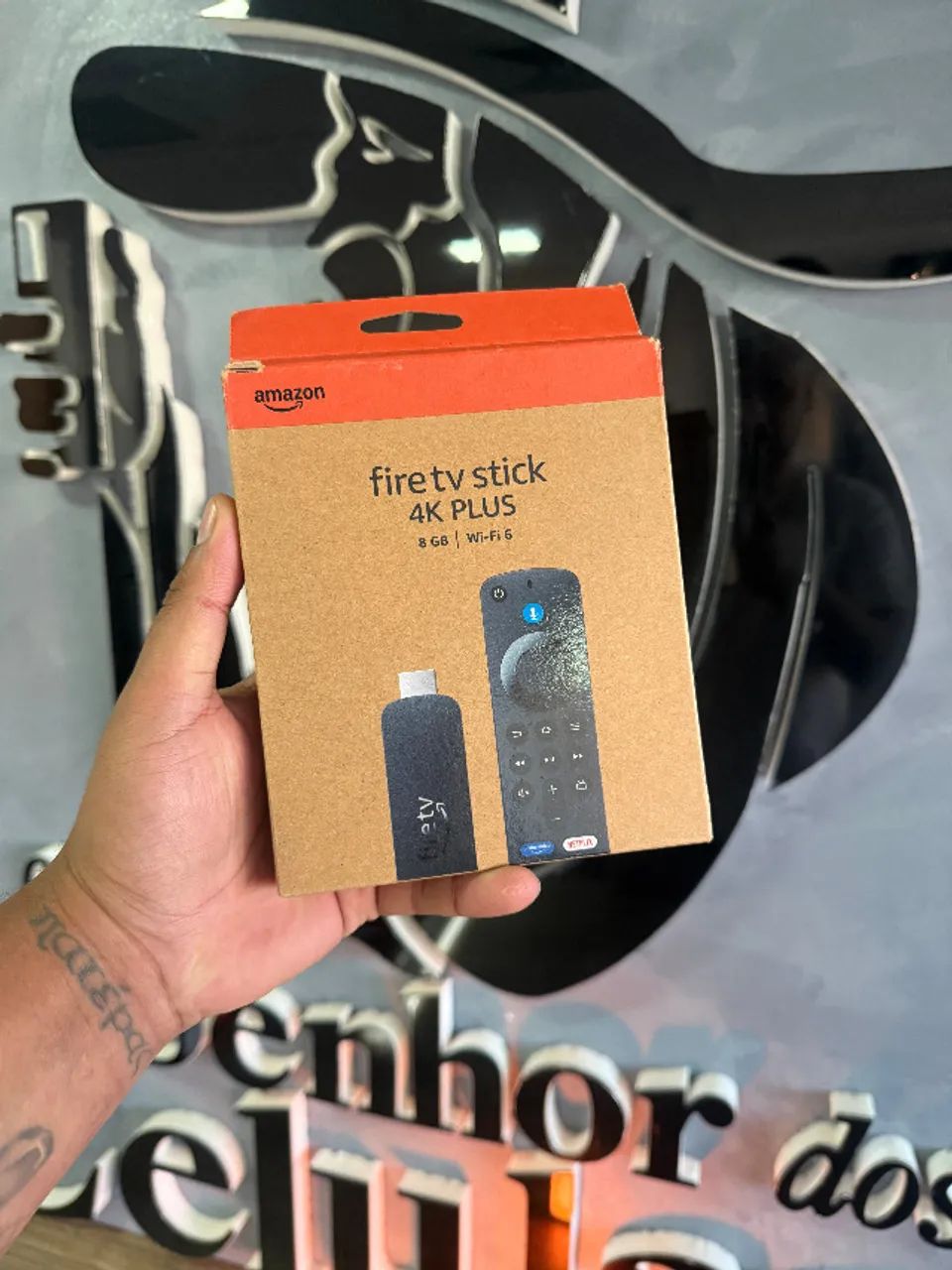 Fire TV Stick 4K Plus Amazon + BRINDE C/ Garantia