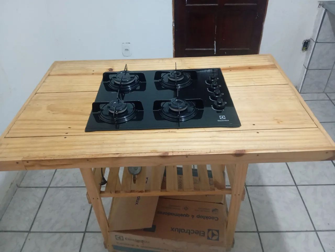 Cooktop Electrolux 4 Bocas + Base de Madeira - Foto 3