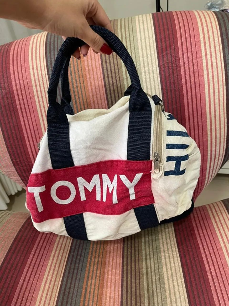 Bolsa mala Tommy Hilfiger original Bege - Foto 4