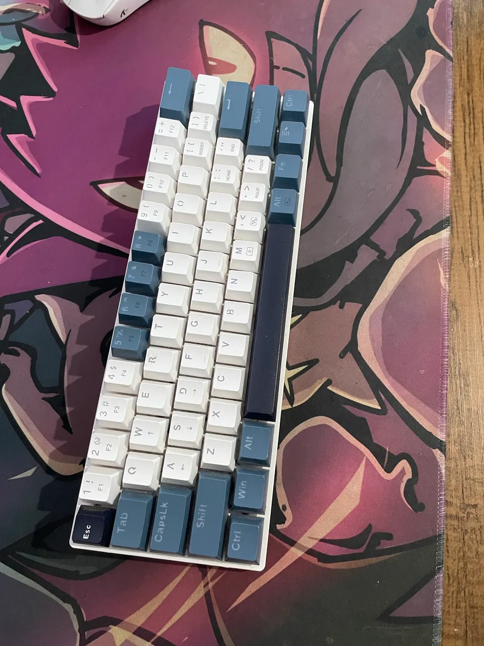 Teclado Mecânico Gamakay K66 RGB 65% Hot Swap Gateron Blue