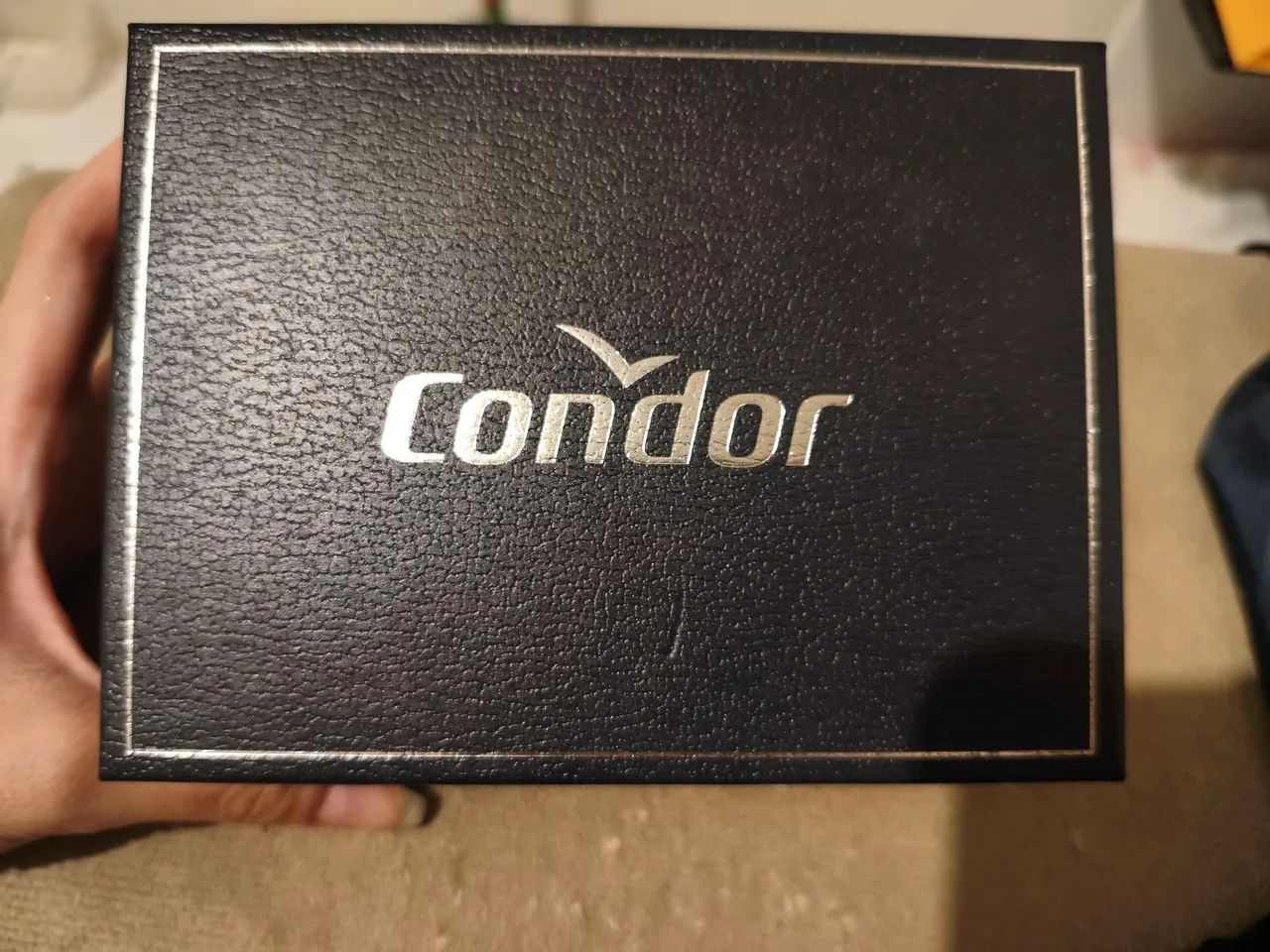 Relógio Condor Dourado Masculino - Original + Caixa - Foto 2