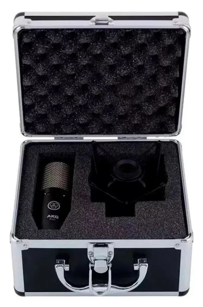 Microfone AKG P220 com Maleta - Microfones e Gravadores - Madalena