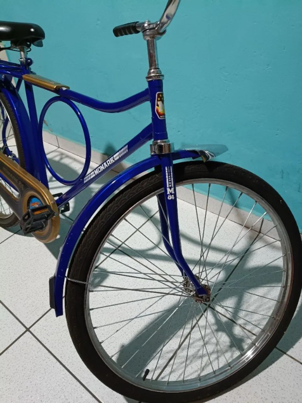 Bicicleta Monark cachimbada antiga - Foto 2