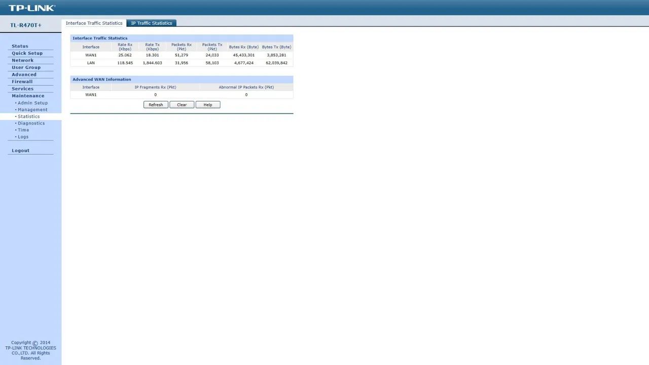 Load Balance BrodBand Router TL-R470T+ - Foto 5