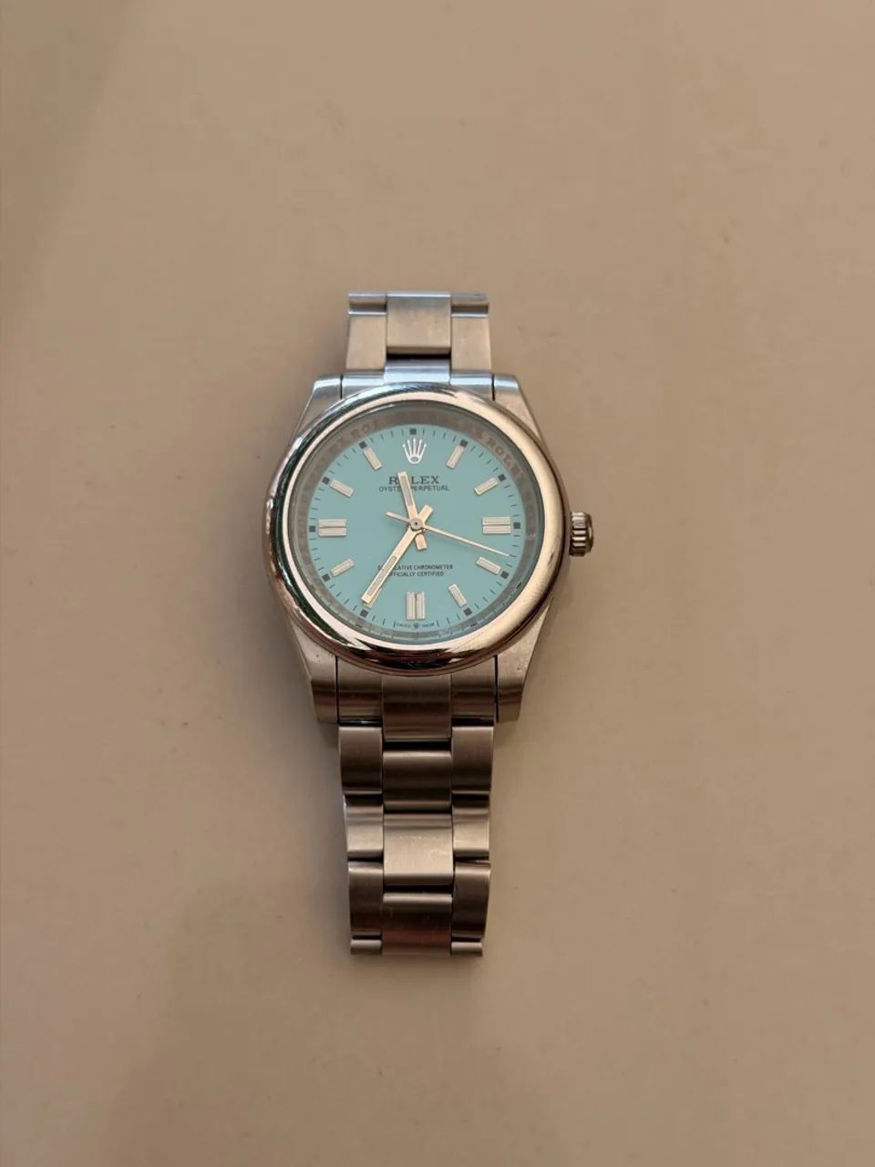 Rolex Oyster Perpetual Turquoise Blue 36?