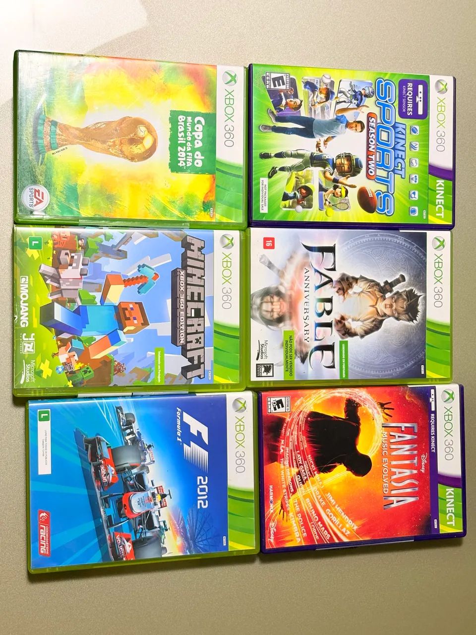 Xbox 360 Kinect + 6 Jogos - Usado em Bom Estado - Foto 4