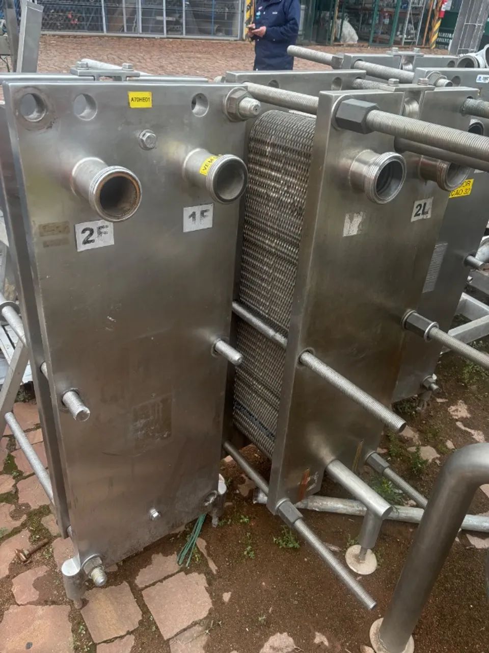 Trocador de Calor Pasteurizador em Aço Inox GEA - Foto 3