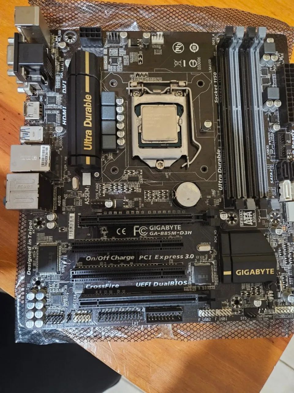 Kit Gigabyte GA-B85M-D3H + Intel Core i5-4460 + Cooler PCYes Zero K Z3 + Wi-Fi TP-Link - Foto 3