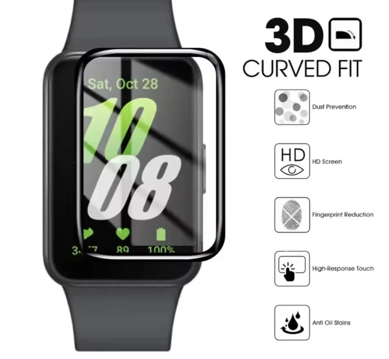 Película protetora para Galaxy Fit 3 - Foto 2