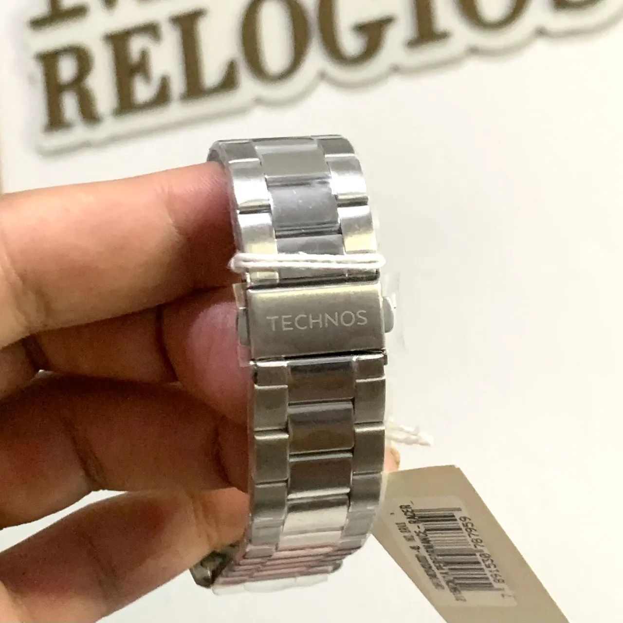 Relógio technos submariner preto e azul novo + caixa  - Foto 2