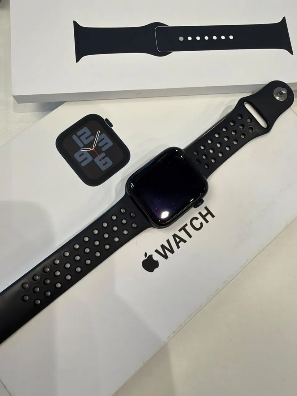 Apple Watch SE 44 M GPS - Na caixa  - Foto 2