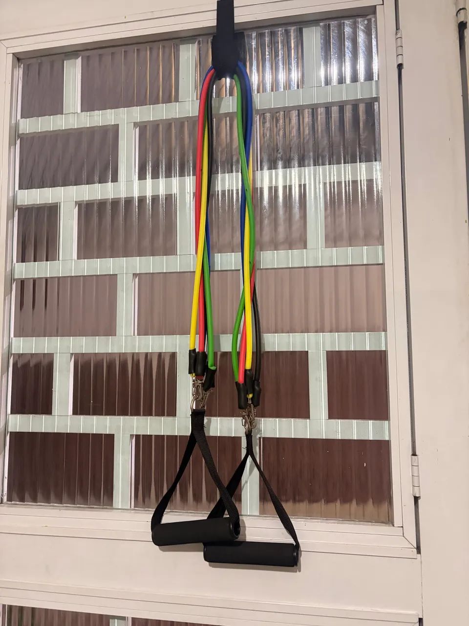 Esteira, bicicleta com elíptico, elásticos, peso, tapete acolchoado - Foto 4