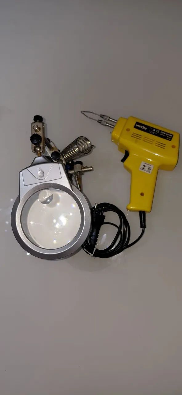 Suporte com Lupa/Ferro de Solda - Foto 4