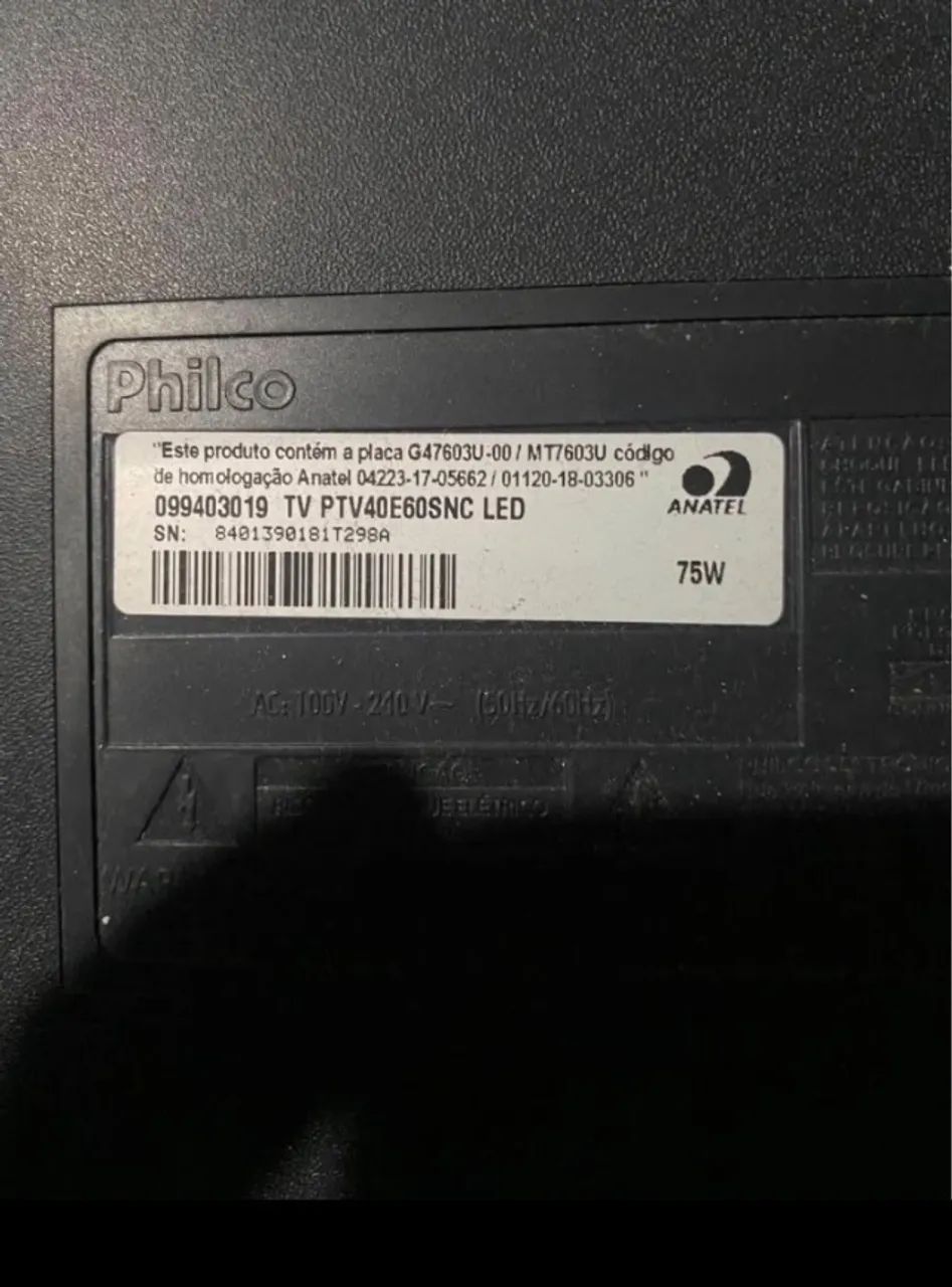 Tv Philco com defeito 422080429048483840