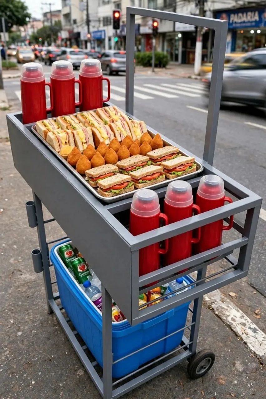 Carrinho de Lanches e Salgados 