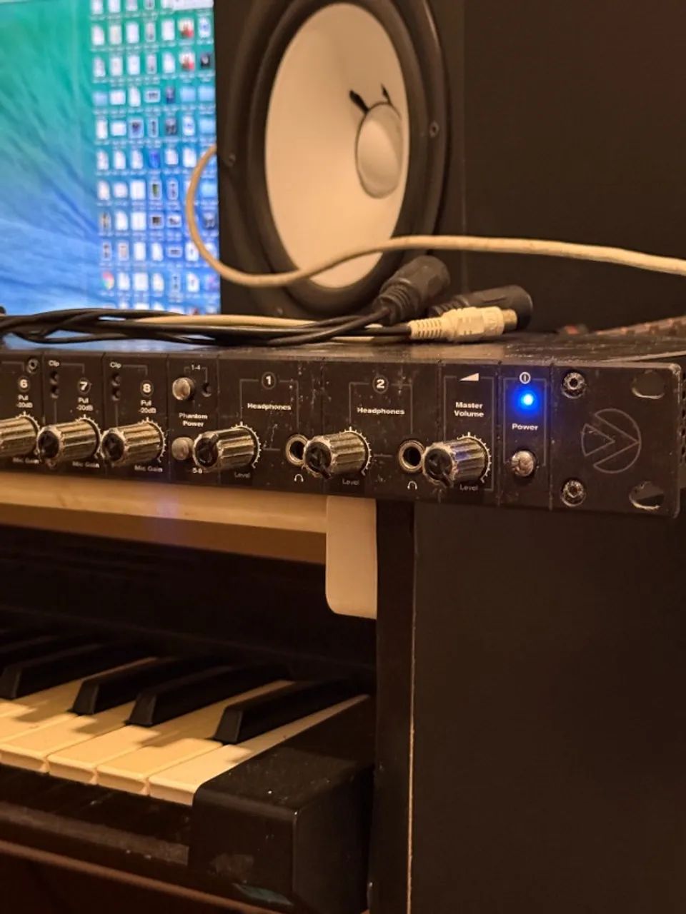 Interface M-Audio ProFire 2626 FireWire com fonte e cabos - Foto 2