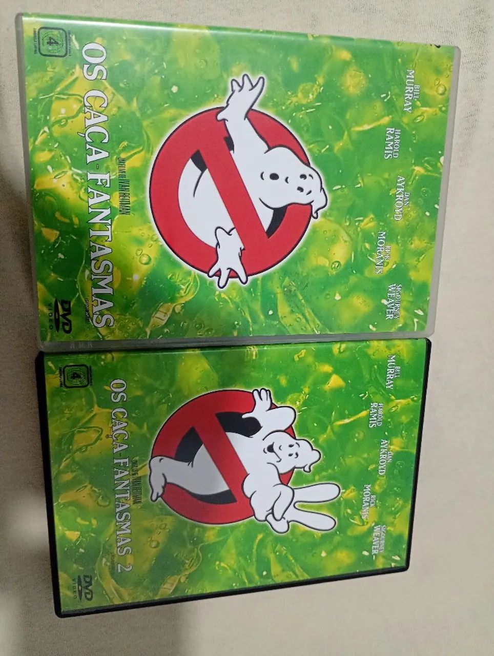 DVDS DUOLOGIA OS CAÇA FANTASMAS (CLÁSSICO SESSÃO DA TARDE)