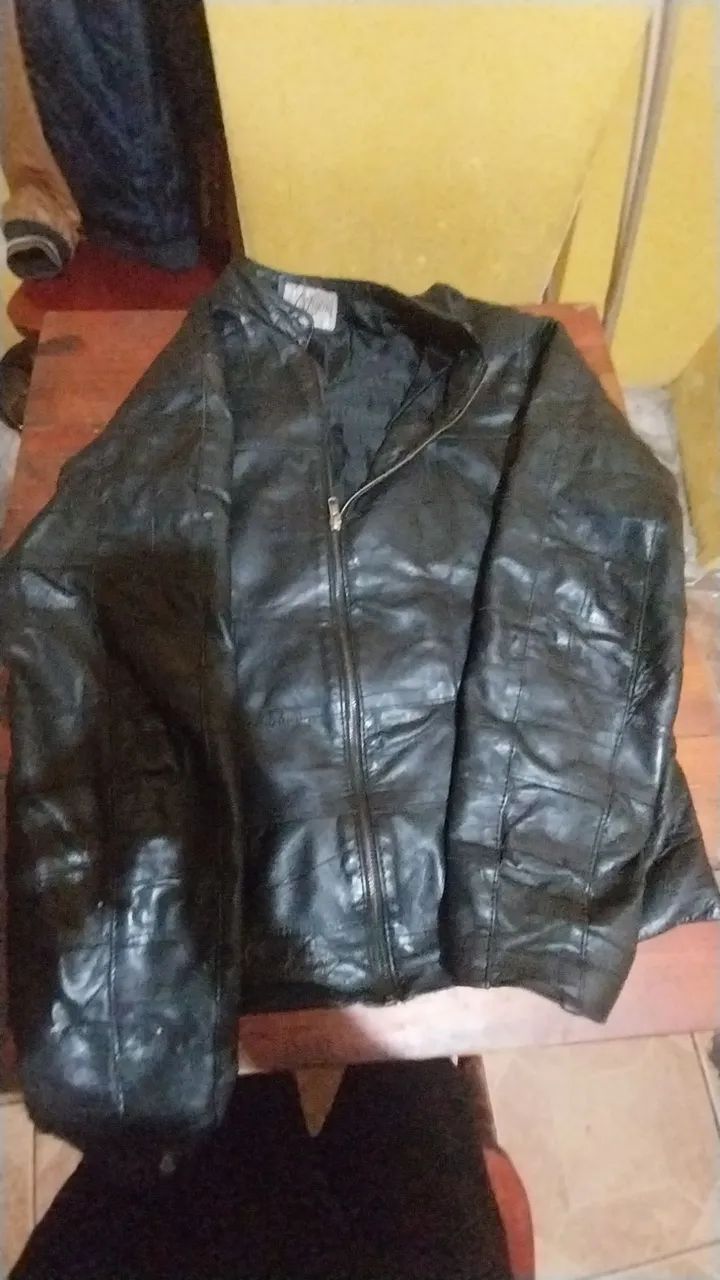 Jaqueta de couro origina - Foto 4
