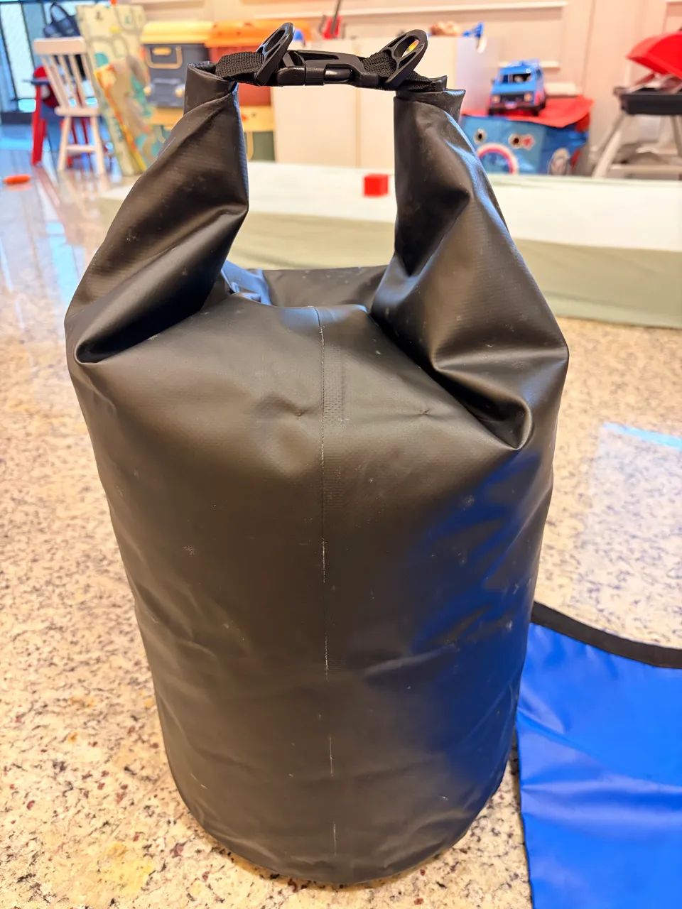 Saco estanque impermeável 45L grande preto - Foto 3