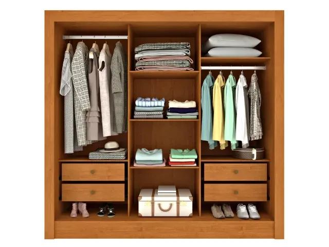 Guarda Roupa Cinamimmo Com Espelho 3 Portas - Foto 2