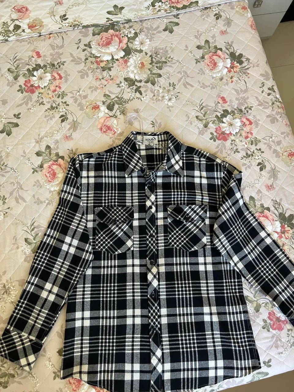 Camisa xadrez flanelada - Nova  - Foto 3