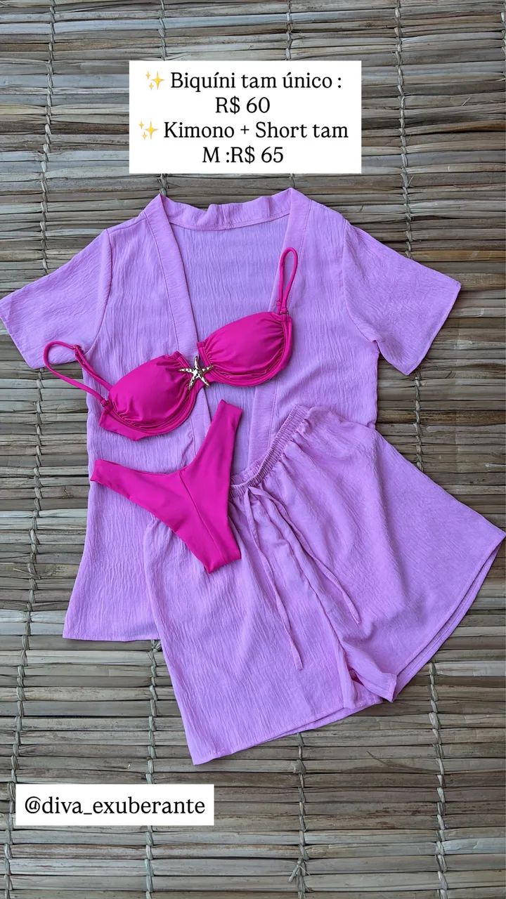 Kimono+short +biquini  - Foto 5