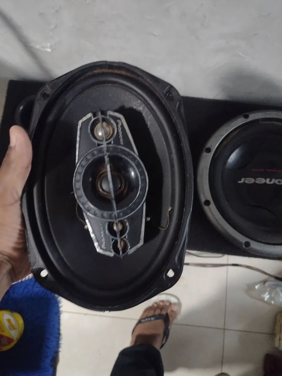 Vendo 4 pares de alto falante da Pioneer, e uma caixa de graves 12 polegadas  - Foto 2