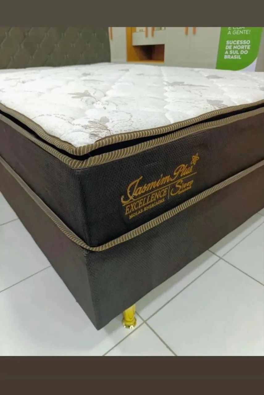 Cama box casal com pilow  - Foto 4