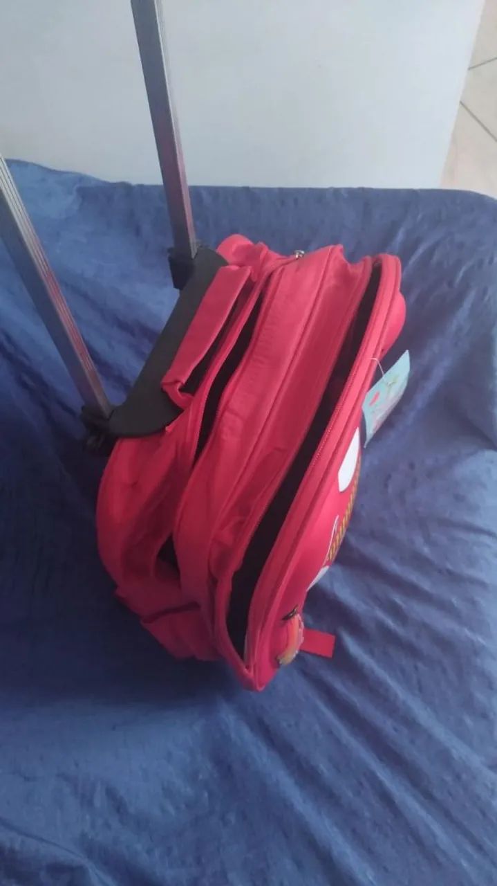 Vendo mochila infantil nova do relâmpago McQueen  - Foto 4