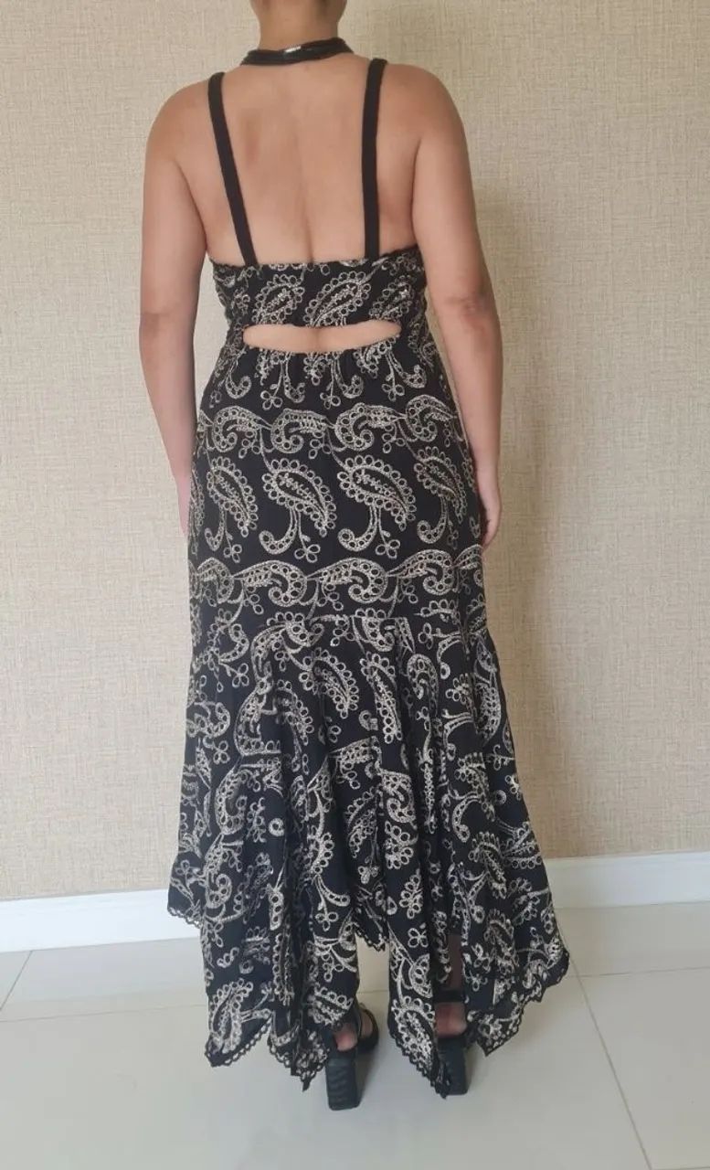 Vestido Texturizado Assimétrico M - Foto 2
