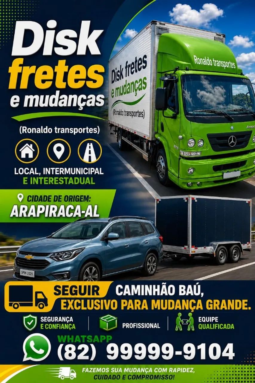 Fretes e mudanças/Arapiraca: Local,intermunicipal e interestadual. - Foto 4
